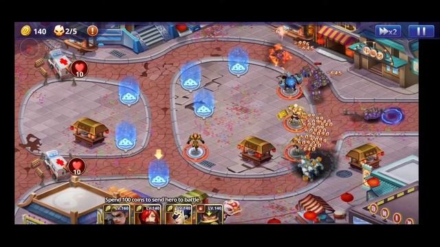 D-Men The Defenders Campaign Chapter 5 map / sector 2, Android Gameplay, Heroes arangement смотреть онлайн