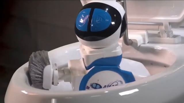 Китайский Робот для чистки туалета Обзор робототехники с алиэкспресс смотреть онлайн