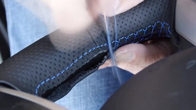 Как обшить руль кожей своими руками смотреть онлайн