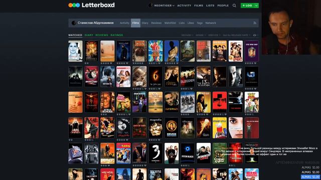Актуализируем рейтинги на Letterboxd