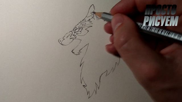 Как Нарисовать ТАТУИРОВКУ ВОЛКА, Рисунки для начинающих и детей #drawings смотреть онлайн