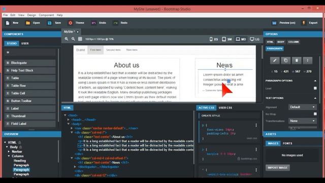 Basic Bootstrap Studio смотреть онлайн