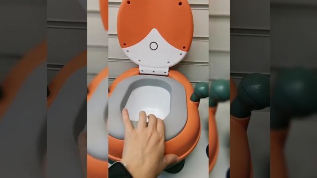 Детский горшок с мягким сиденьем смотреть онлайн