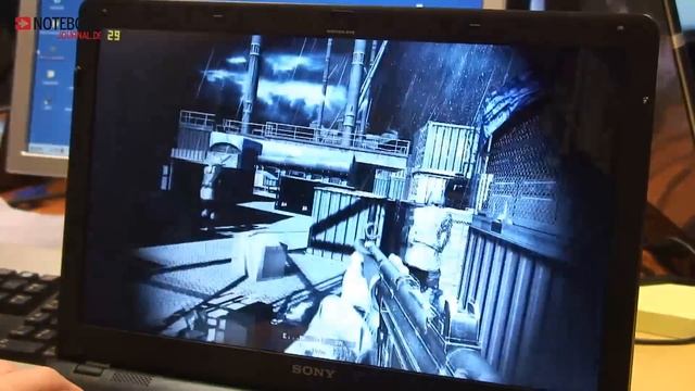 Call of Duty 4 Gameplay @ Sony Vaio CW1S1E смотреть онлайн