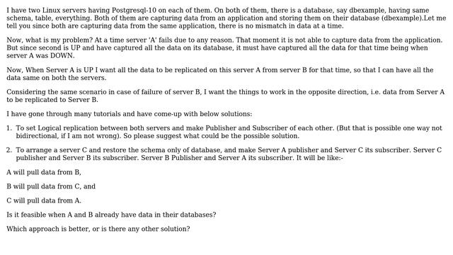 Databases: How to set up bidirectional replication with Postgresql? смотреть онлайн