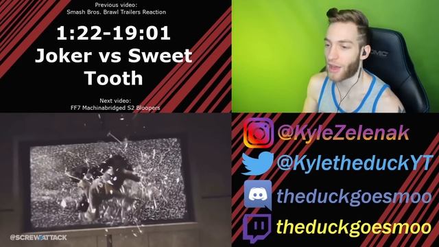 THIS ISN'T A JOKE! Reacting to "Joker vs Sweet Tooth Death Battle" смотреть онлайн