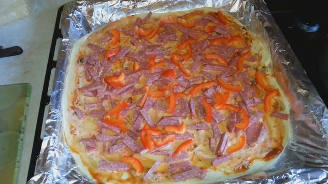 Как приготовить ДОМАШНЮЮ ПИЦЦУ - самый простой рецепт! смотреть онлайн