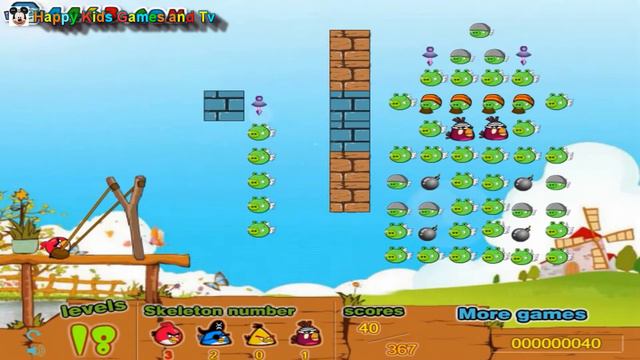 Angry Birds - Counterattack - Part 2 - Games for kids - Happy Kids Games and Tv - 1080p смотреть онлайн
