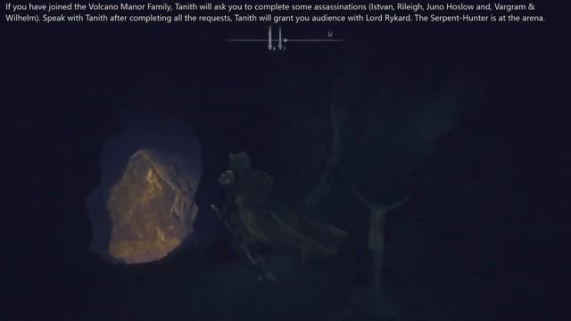 Elden Ring [Tanith Audience with the Lord Dialogue and Serpent-Hunter in Volcano Manor] смотреть онлайн