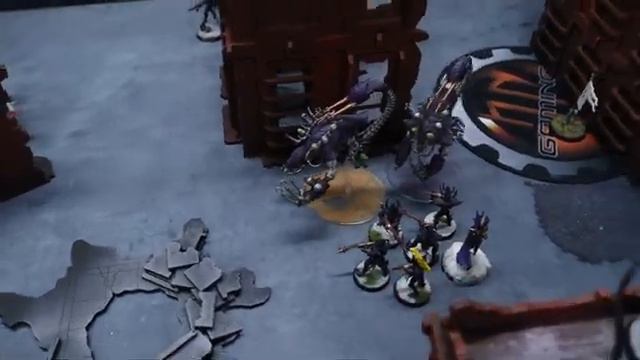 New Codex Necrons Vs Drukhari Warhammer 40k Battle Report 10th Ed. смотреть онлайн