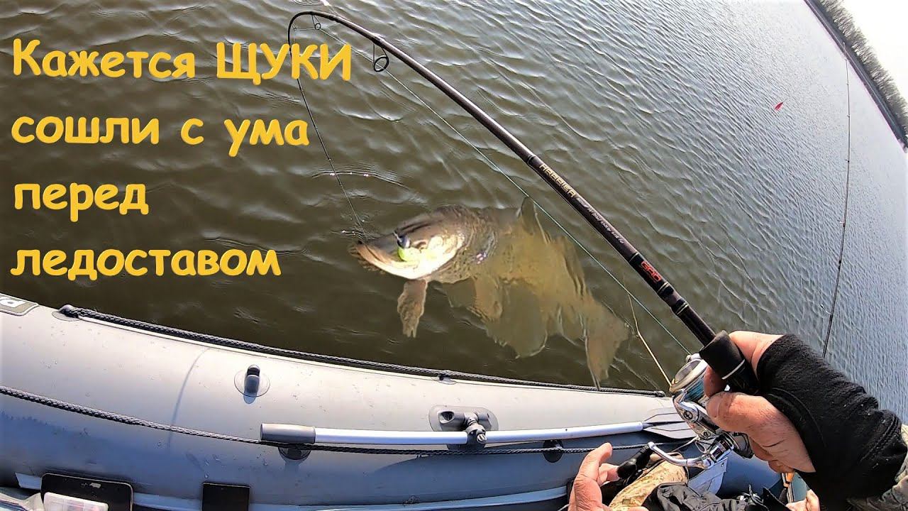 ЩУКИ СОШЛИ С УМА. ЖОР ПЕРЕД ЛЕДОСТАВОМ. Рыбалка на Дальнем Востоке смотреть онлайн