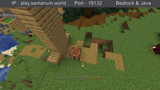 JOIN US! Open Minecraft Server Java & Bedrock 1.19.4+