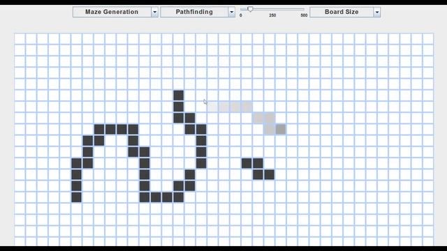 Maze Generation & Pathfinding algorithms in Java смотреть онлайн