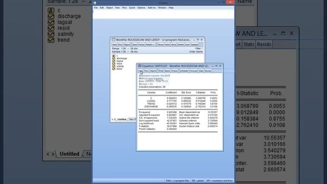 Outlier detection in EViews смотреть онлайн