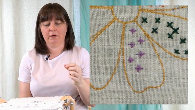 Upright cross stitch | Hand embroidery for beginners video tutorial смотреть онлайн