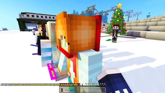 Minecraft - MY FIRST TIME GOING TO A RESORT! I GO SNOWBOARDING!! (Minecraft Roleplay) смотреть онлайн