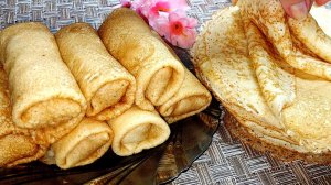 Вкуснятина на завтрак или Ужин! Блины с печенью. Сытно и не дорого. Блинчики с начинкой из печени