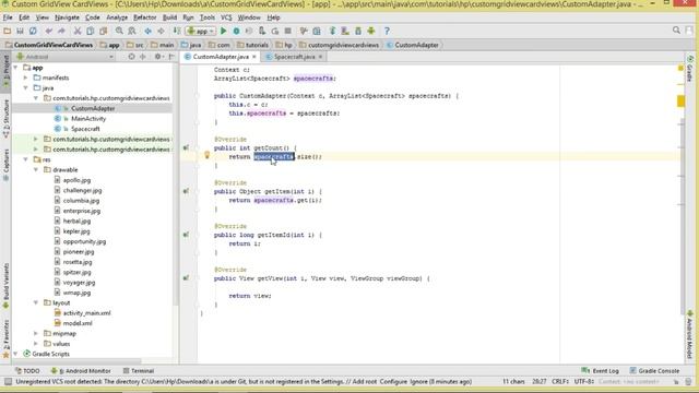 Android GridView Ep.03 : Adapter and CardView with Images Text смотреть онлайн