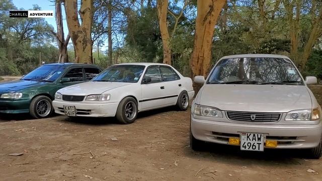 Toyota Corolla AE100 & AE110 Anniversary Meet in Naivasha. смотреть онлайн
