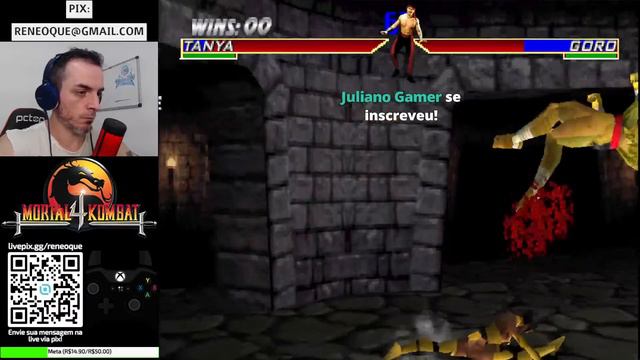 KOMBATE MORTAL! 💀 JOGANDO MORTAL KOMBAT 4! смотреть онлайн