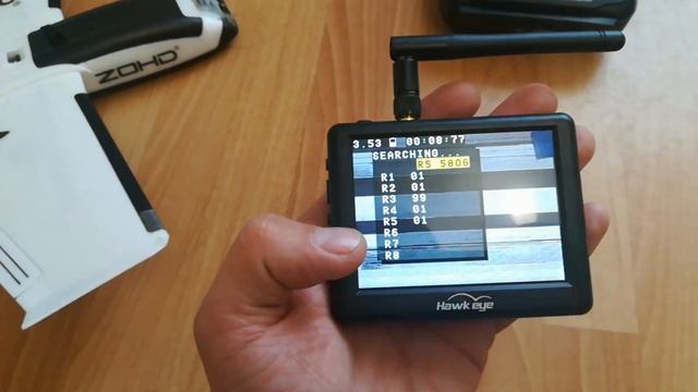 mini FPV монитор Little Pilot от Hawk eye. смотреть онлайн