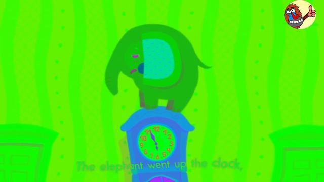 elephant went up the clock edit. Hickory Dickory Dock inspired. effects: color inversion+ thermogra смотреть онлайн