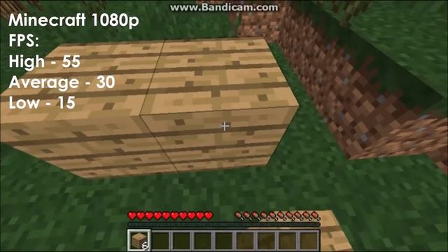 Intel HD Graphics: Minecraft FPS Test