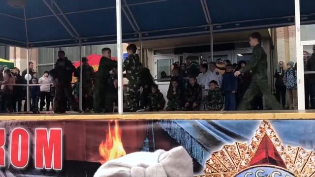 Показательное выступления спортсменов ДЮСШ на День Победы! смотреть онлайн