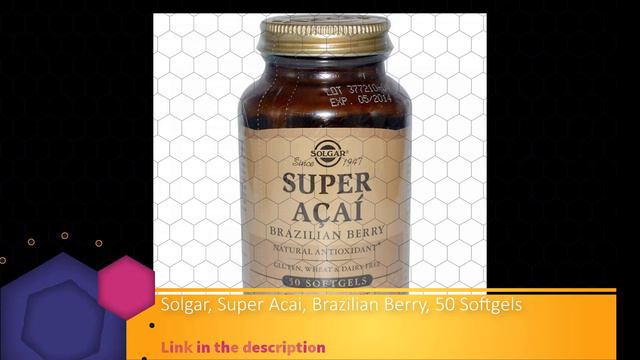 Solgar, Super Acai, Brazilian Berry, 50 Softgels смотреть онлайн