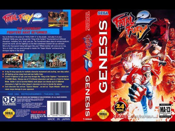 Fatal Fury 2 (sega) - complete (пройден)