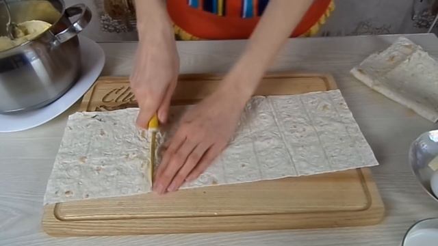 Как приготовить картофельные трубочки из лаваша смотреть онлайн