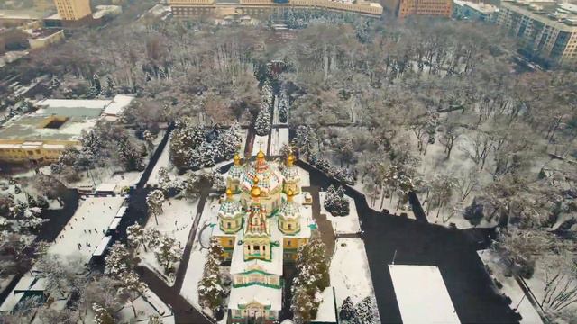 Вознесенский кафедральный собор Алматы #almaty #viral #dji #алматы смотреть онлайн
