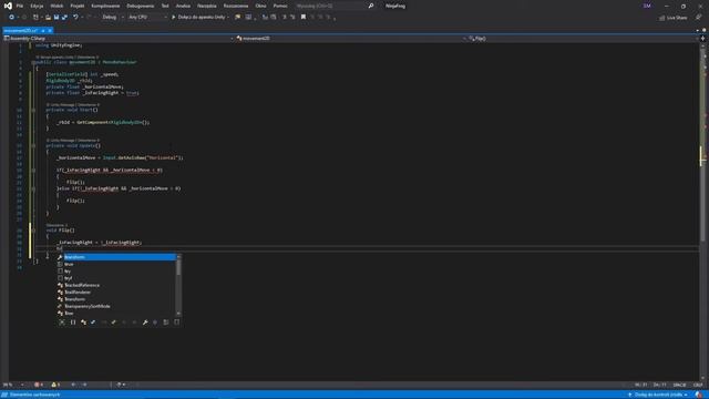 Velocity 2D movement and flip character | Unity tutorial смотреть онлайн