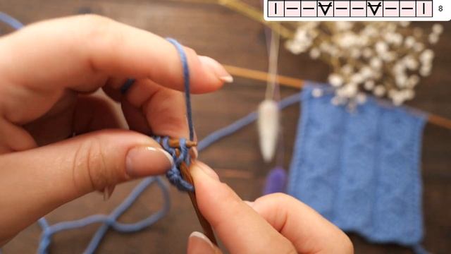 Узор «Орбита» спицами ? «Earth Orbit» knitting pattern ? смотреть онлайн