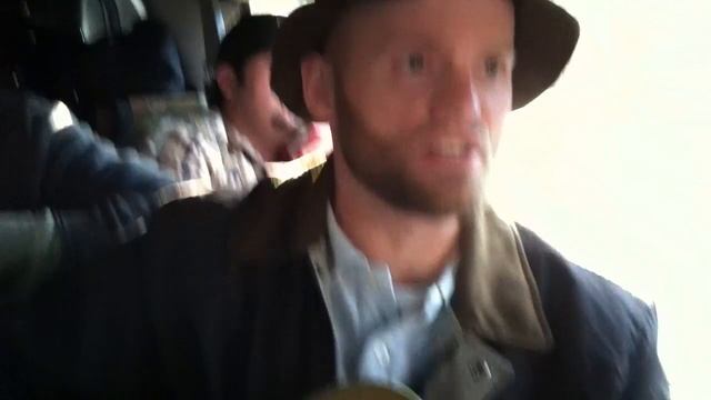 Dustin S. Segars pickin' the git-box on the way to preach at the SuperBowl. смотреть онлайн