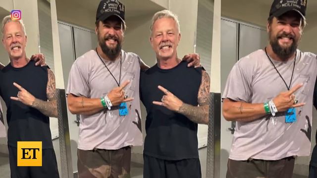 Jason Momoa Joins MOSH PIT At Metallica Concert!