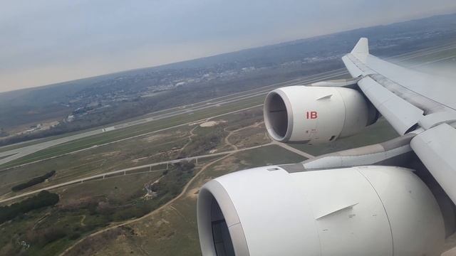 Iberia Airbus A340-600 ✈ Taxi And Takeoff At Madrid Barajas Airport
