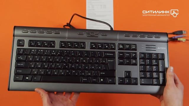 Обзор клавиатуры A4TECH KLS-7MUU | Ситилинк смотреть онлайн