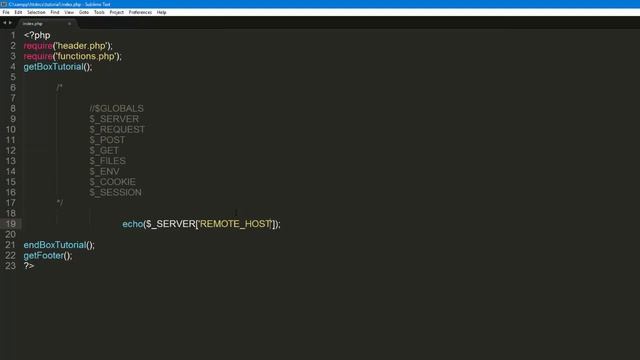 PHP Course Full Tutorial (Part 8) Super Globals- Data Types смотреть онлайн