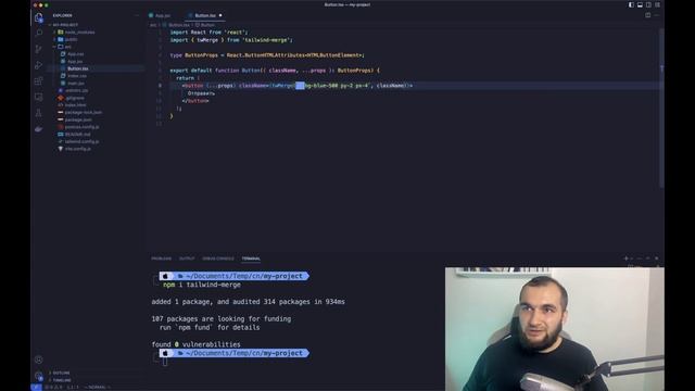 cn() - То, что нужно каждому Tailwind кодеру (clsx + twMerge) смотреть онлайн
