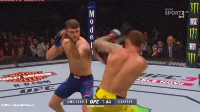 Renato Moicano Chopping Down Calvin Kattar