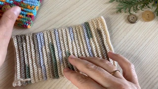 ?УТИЛИЗИРУЕМ остатки ПРЯЖИ. ?Маленький кошелёк, конверт для мелочей КРЮЧКОМ. ? смотреть онлайн