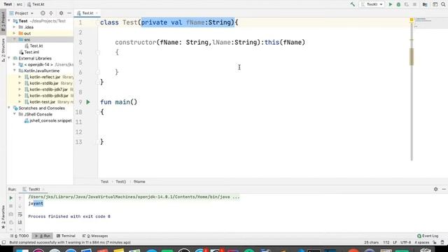 Advance kotlin primary + secondary constructor in hindi - part -9 смотреть онлайн