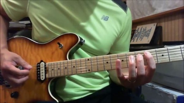 Accept - Head over Heels intro and main riff - Guitar lesson