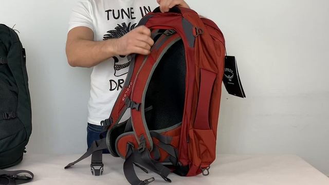 Osprey Farpoint 40. Рюкзак для путешествий в ручную кладь. смотреть онлайн