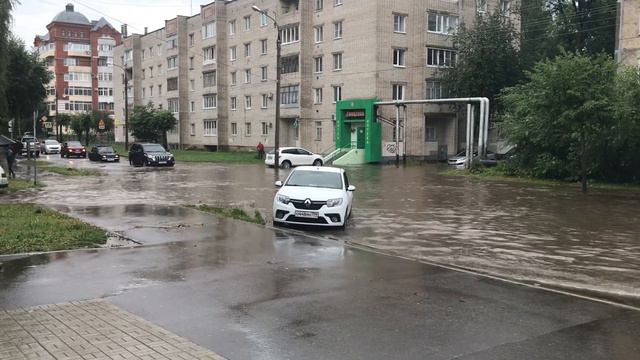 Йошкар-Олу затопило после дождя смотреть онлайн
