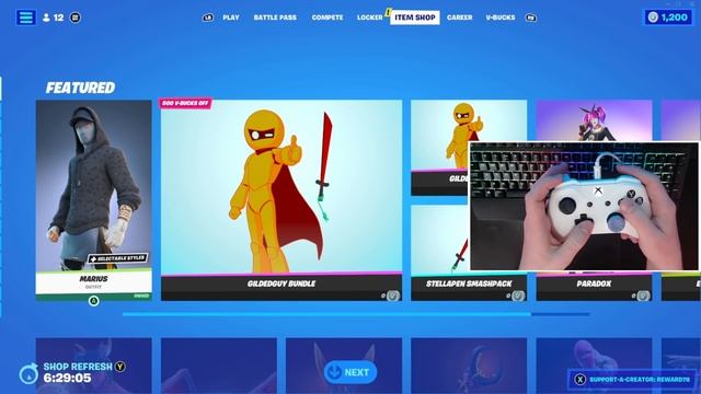 how to get 0 vbuck item shop on fortnite ?? смотреть онлайн