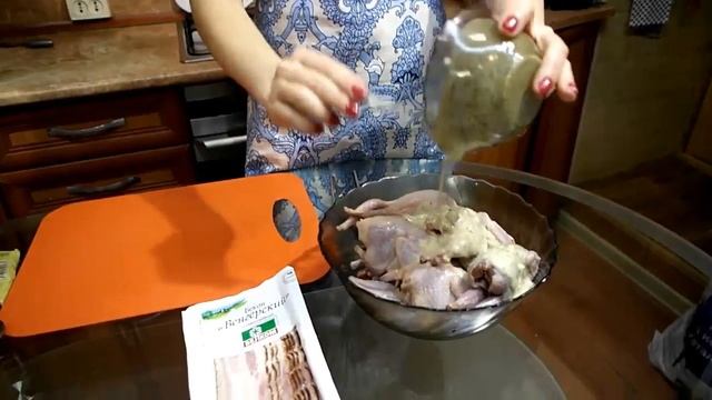 Перепела рецепт. Перепела в беконе. смотреть онлайн