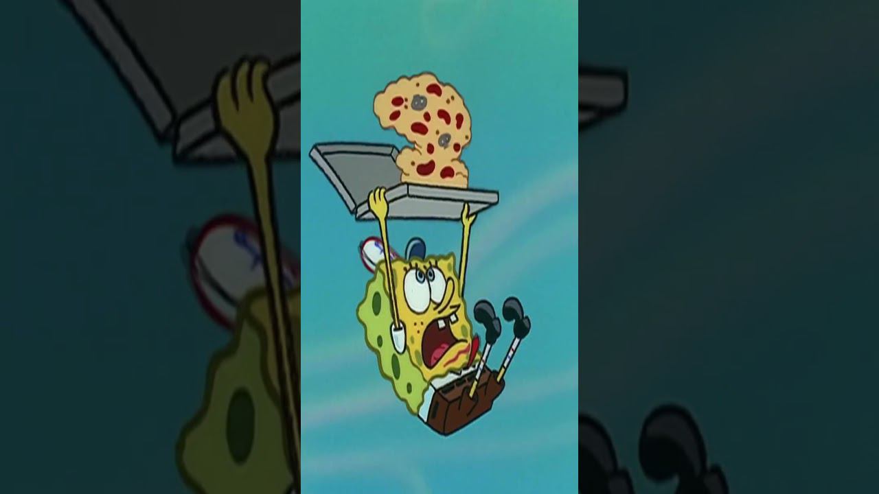 Красти Краб доставляет пиццу? #shorts смотреть онлайн