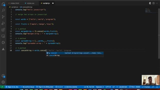 How to Merge Arrays in JavaScript | Complete JavaScript Tutorials for Beginners | Tutort Academy смотреть онлайн